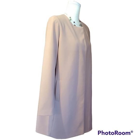 LAUREN RALPH LAUREN Light Pink Overcoat Sz L - Picture 2 of 8